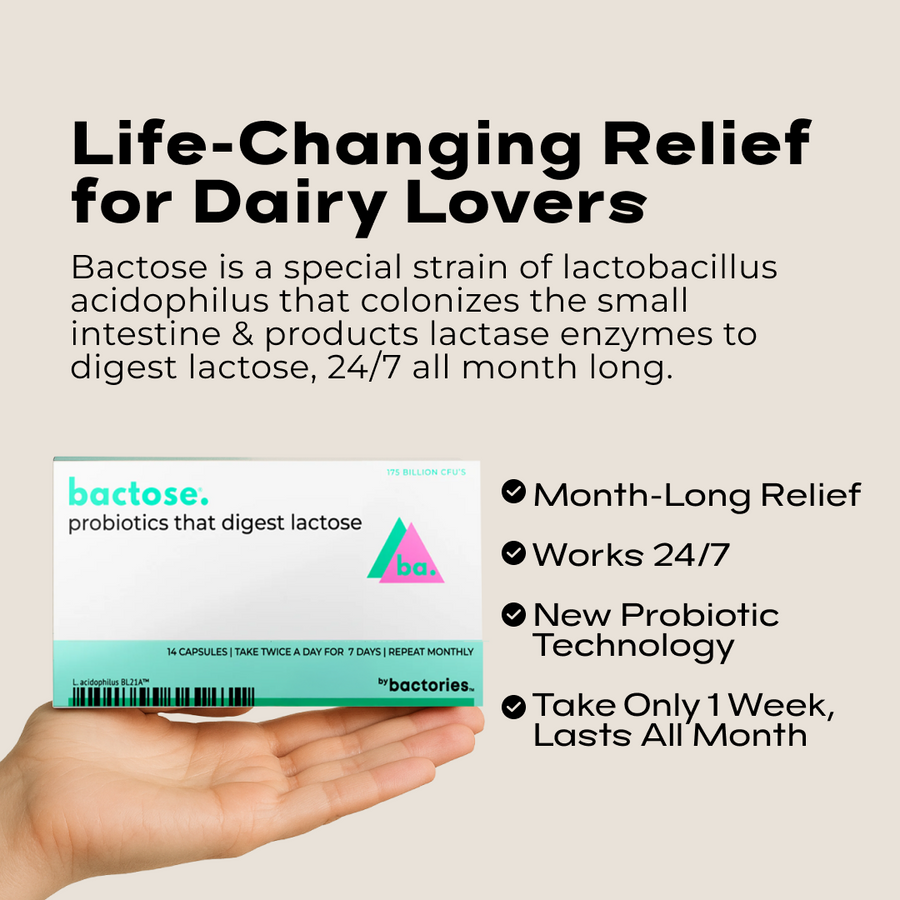 Bactose - Probiotics that digest lactose